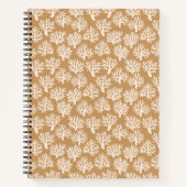 Carnet Scribbles de corail Brown (Devant)