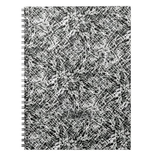 Carnet Scribbles Noir Et Blanc (Devant)