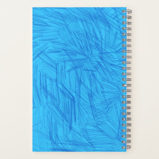 Carnet Scribbles Sketchbook Bleu clair (Verso)