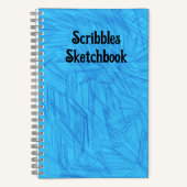 Carnet Scribbles Sketchbook Bleu clair (Recto)