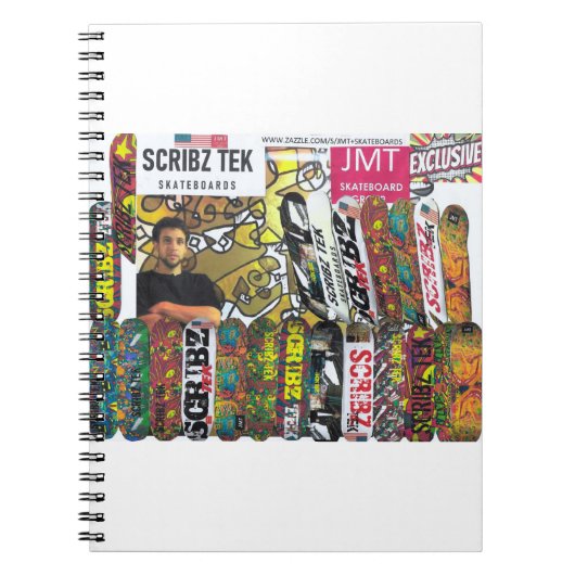 CARNET SCRIBZ TEK PLANCHES À ROULETTES / JMT USA (Devant)