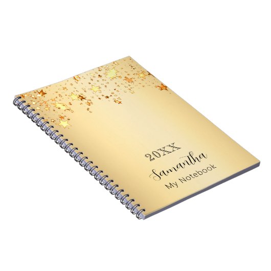 Carnet Script de nom d'étoiles Gold (Côté Droit)