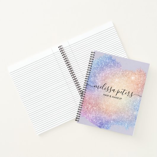Carnet Script holographique Parties scintillant moderne S (Intérieur)