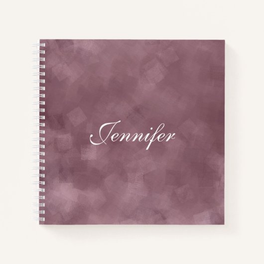 Carnet Script main Rose or couleur or tendance Modèle mod (Devant)