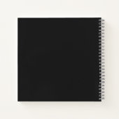 Carnet Script moderne minimal Hello Coeur (Dos)