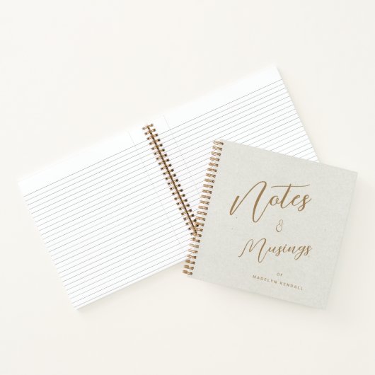 Carnet Script moderne Notes personnalisées & Musées ivoir (Intérieur)