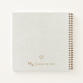 Carnet Script moderne Notes personnalisées & Musées ivoir (Dos)