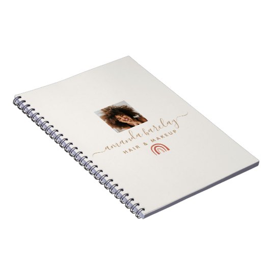 Carnet Script moderne simple Rainbow tendance (Côté Droit)