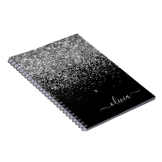 Carnet Script Monogram Girly Name (Côté Droit)