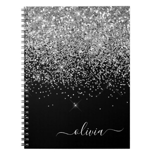 Carnet Script Monogram Girly Name (Devant)