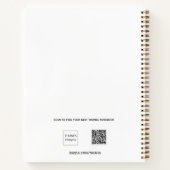 Carnet Script photo blanc (Dos)