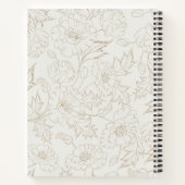 Carnet script simple noir et blanc (Dos)