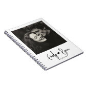Carnet Script tendance minimaliste Couple Coeur photo per (Côté Droit)
