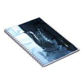 Carnet Sculpture de glace de cygne, Québec, Canada (Côté Droit)