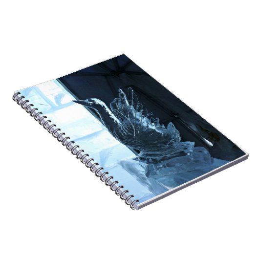 Carnet Sculpture de glace de cygne, Québec, Canada (Côté Droit)