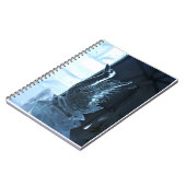 Carnet Sculpture de glace de cygne, Québec, Canada (Côté gauche)