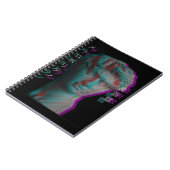 Carnet Sculpture grecque antique Vaporwave Statue Head (Côté gauche)