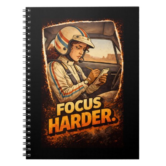 Carnet Se Concentrer Plus Fortement (Devant)