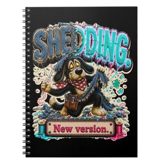 Carnet Se débarrasser de la version drôle en spirale (Devant)