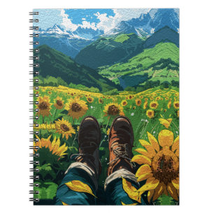 Carnet Se détendre au paradis des tournesols