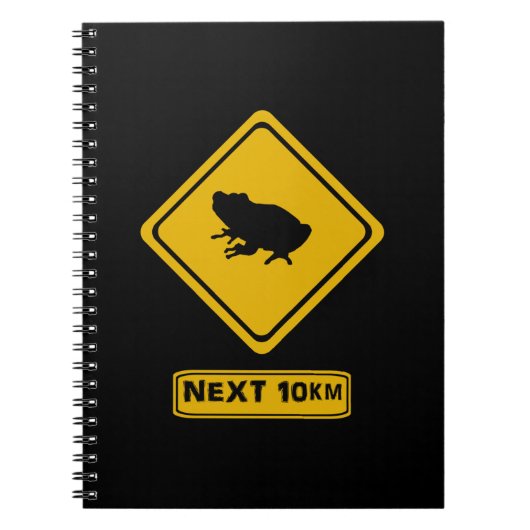 Carnet se méfier des grenouilles (Devant)