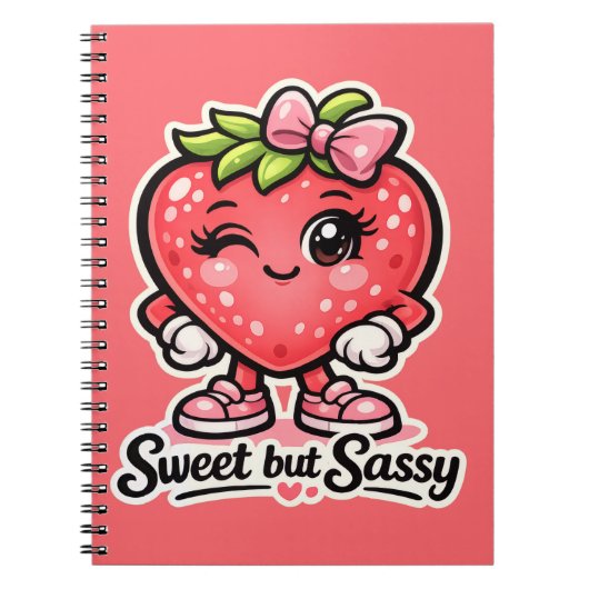 Carnet Se Sentant Fruitée - Douce mais Sassy - Amis de la (Devant)