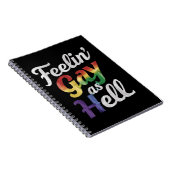 Carnet Se sentir gai comme l'enfer Fierté LGBT (Côté Droit)