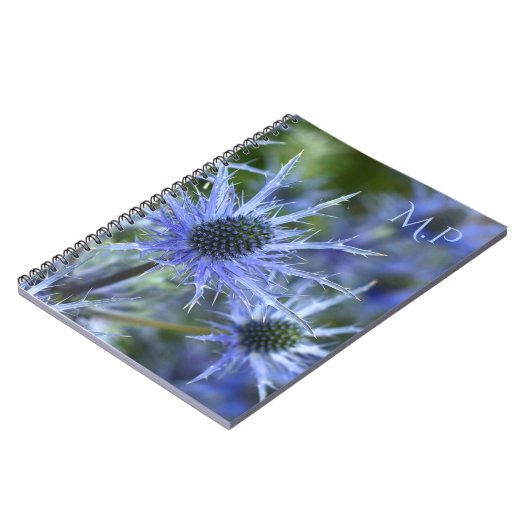 Carnet Sea Holly Thistle Monogram (Côté gauche)