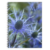 Carnet Sea Holly Thistle Monogram (Devant)