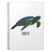 Carnet Sea turtle cartoon (Devant)