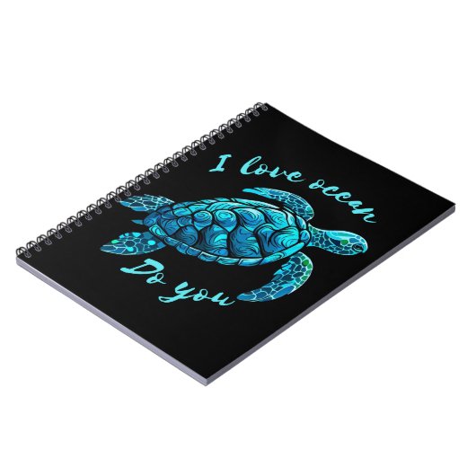Carnet Sea Turtle love Ocean (Côté gauche)