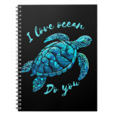 Carnet Sea Turtle love Ocean (Devant)