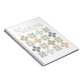 Carnet Sea Turtle Shell Mosaic Pattern Stylish Notes (Côté Droit)