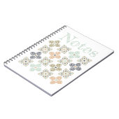 Carnet Sea Turtle Shell Mosaic Pattern Stylish Notes (Côté gauche)