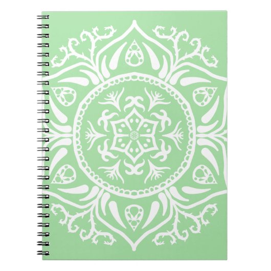 Carnet Seafoam Mandala (Devant)