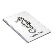 Carnet Seahorse Black (Côté Droit)