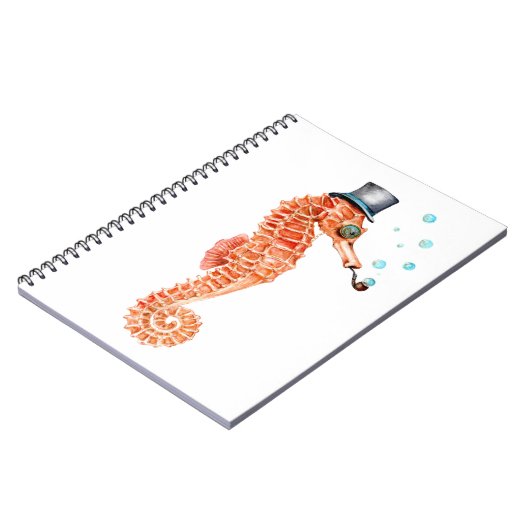 Carnet Seahorse Steampunk (Côté gauche)