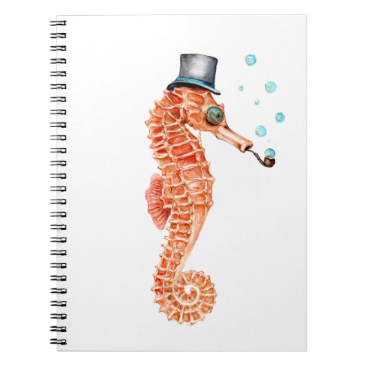 Carnet Seahorse Steampunk (Devant)