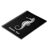 Carnet Seahorse White (Côté gauche)