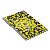 Carnet Seamless abstract mandala hearts bright round orna (Côté Droit)