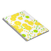 Carnet Seamless bright lemon slices candy lollipops (Côté Droit)