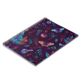 Carnet Seamless pattern with space butterfly, crystals, h (Côté gauche)