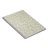Carnet Seamless Pink Rose Watercolor Pattern (Côté Droit)