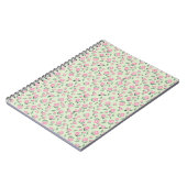 Carnet Seamless Pink Rose Watercolor Pattern (Côté gauche)