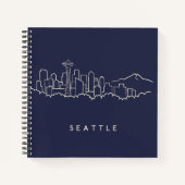 Carnet Seattle Skyline (Devant)