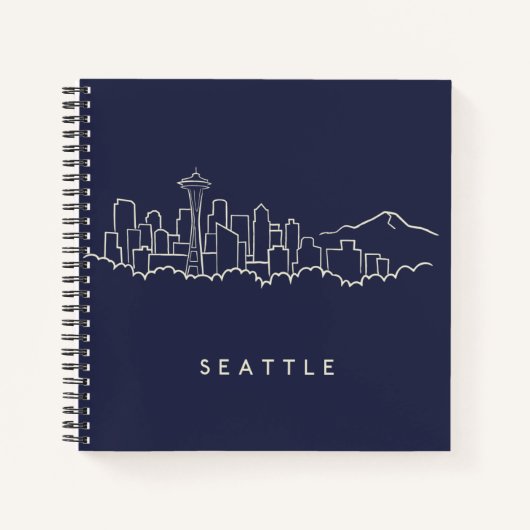 Carnet Seattle Skyline (Devant)