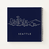 Carnet Seattle Skyline (Dos)