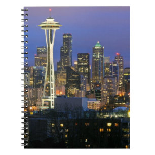 Carnet Seattle vu du parc de Kerry dans la Reine Anne