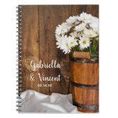 Carnet Seau en bois Blancs marmites Country Grange Mariag (Devant)