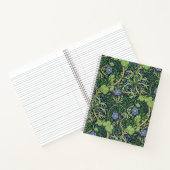 Carnet Seaweed Art nouveau design by William Morris (Intérieur)